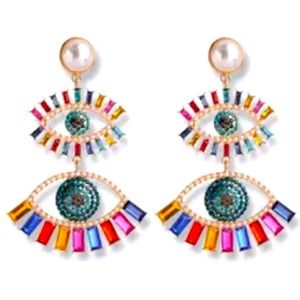 Beautiful multi-colored earrings